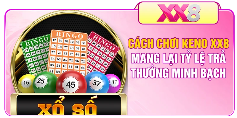 Cách chơi Keno XX8 mang lại tỷ lệ trả thưởng minh bạch