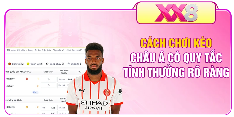 Cách chơi kèo châu Á có quy tắc tính thưởng rõ ràng