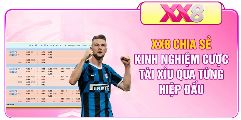 XX8 chia sẻ kinh nghiệm cược tài xỉu qua từng hiệp đấu